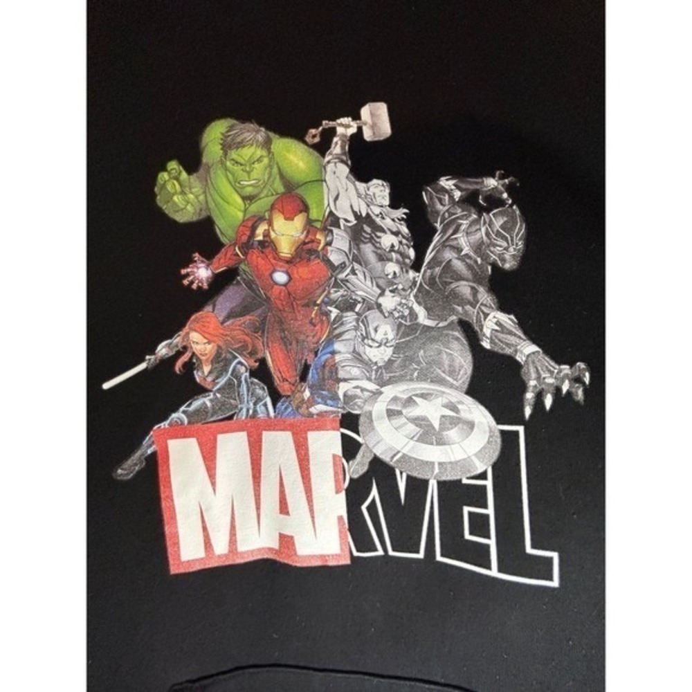Marvel Superheroes Big Graphic Hoodie Mens‎ Large